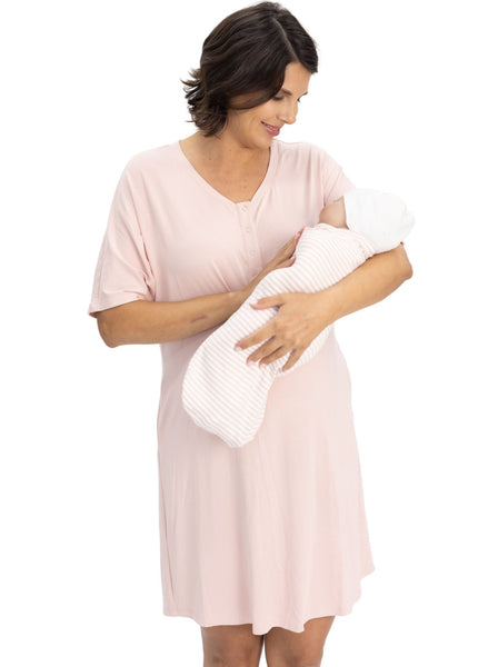 Mums & Bumps 2pcs Belabumbum Plume Nursing Chemise & Robe