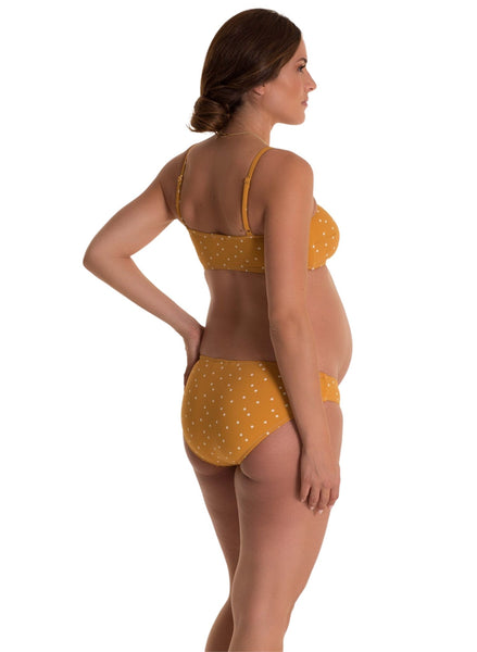 Palm Springs Gold Lurex Knitted Maternity Swimsuit – Mums and Bumps