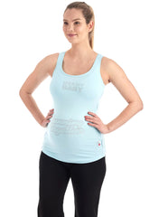Running Together Exercise Maternity Top - Blue - Mums and Bumps