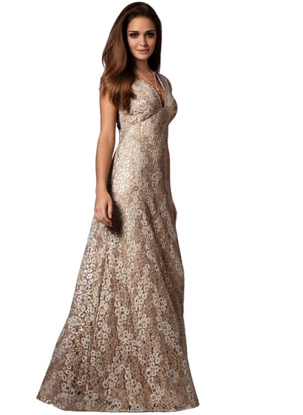 Savannah Evening Gown (Gold Rush)