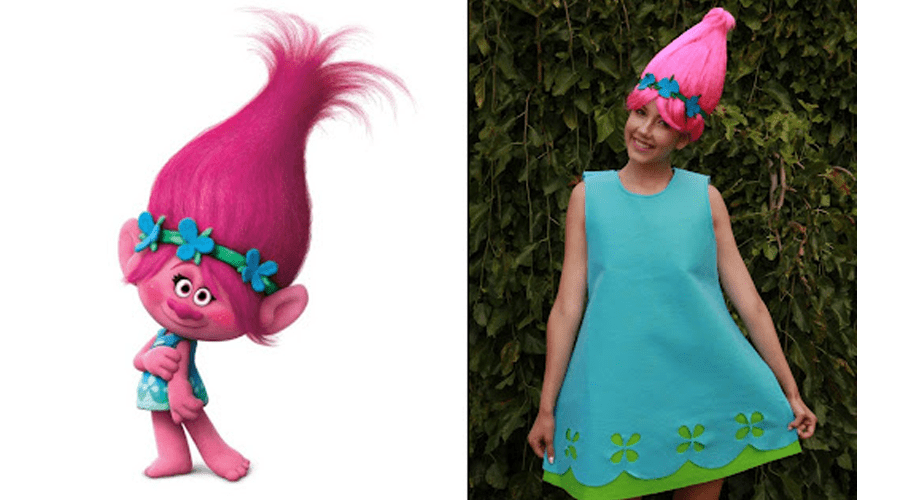 princess poppy costume and wig