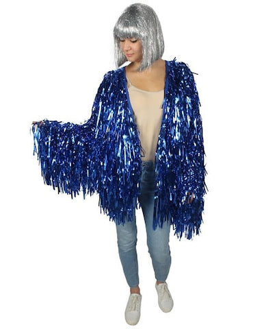 Loose Fit Thick Tinsel Jacket