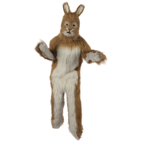 White and Brown Rabbit Costume