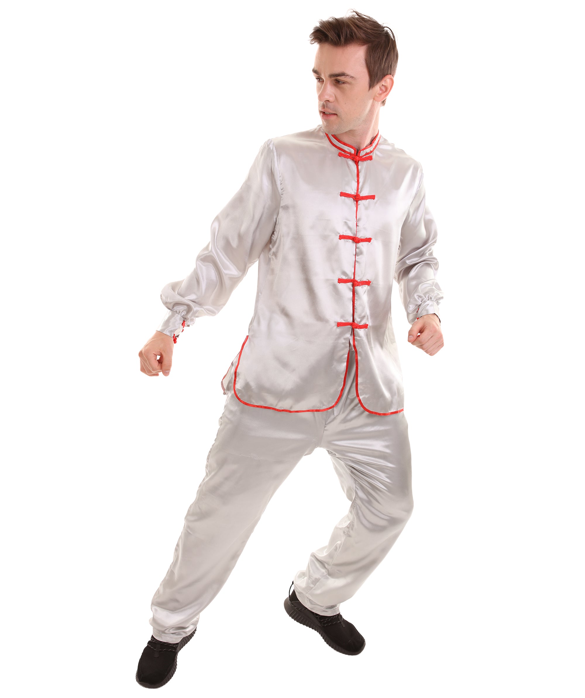 Adult Men's Chinese Traditional Kung Fu Costume | Multiple Color Optio
