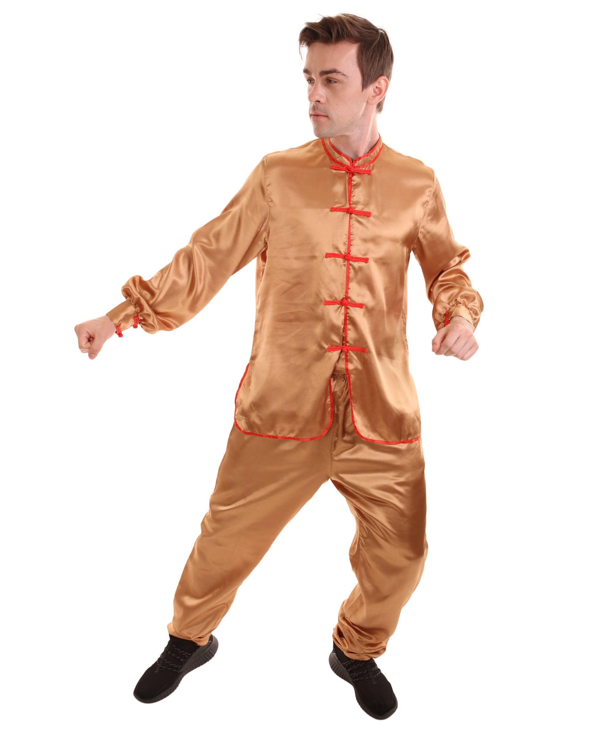 Adult Men's Chinese Traditional Kung Fu Costume | Multiple Color Optio