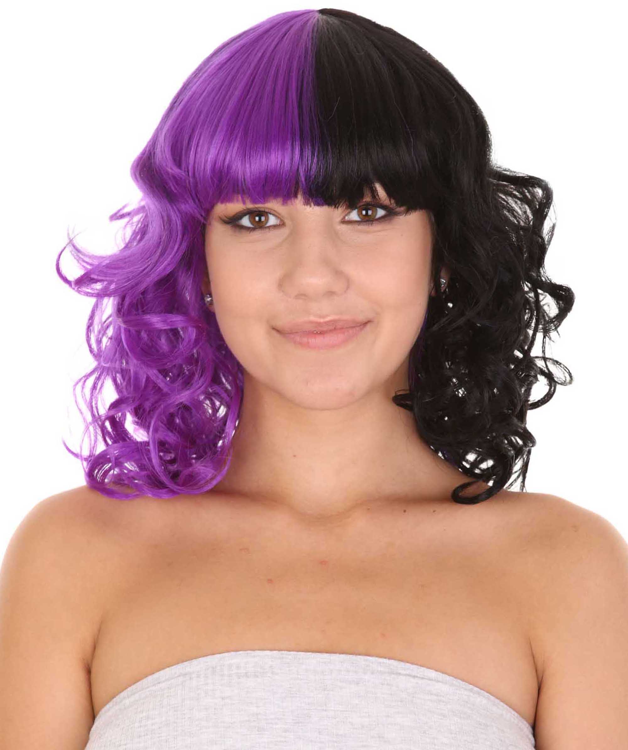 purple halloween wig