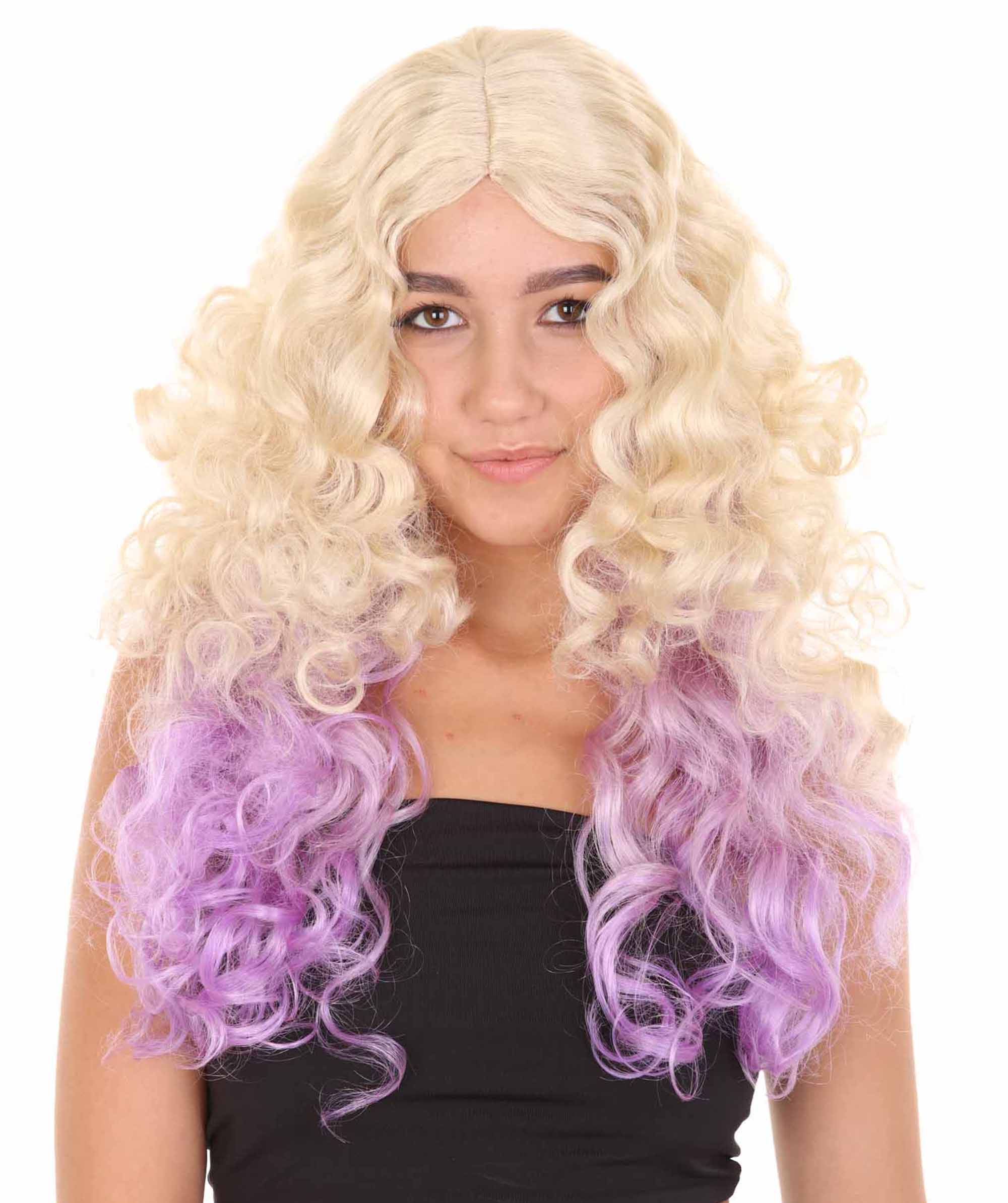 purple halloween wig