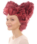 Red Heart Shaped Womens Wig | Queen Wig | Premium Breathable Capless Cap