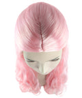 Pink Long Wavy Womens Wig |  Premium Breathable Capless Cap