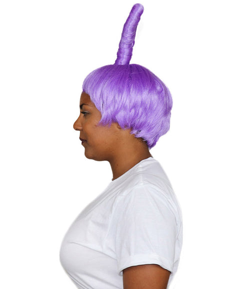 purple halloween wig