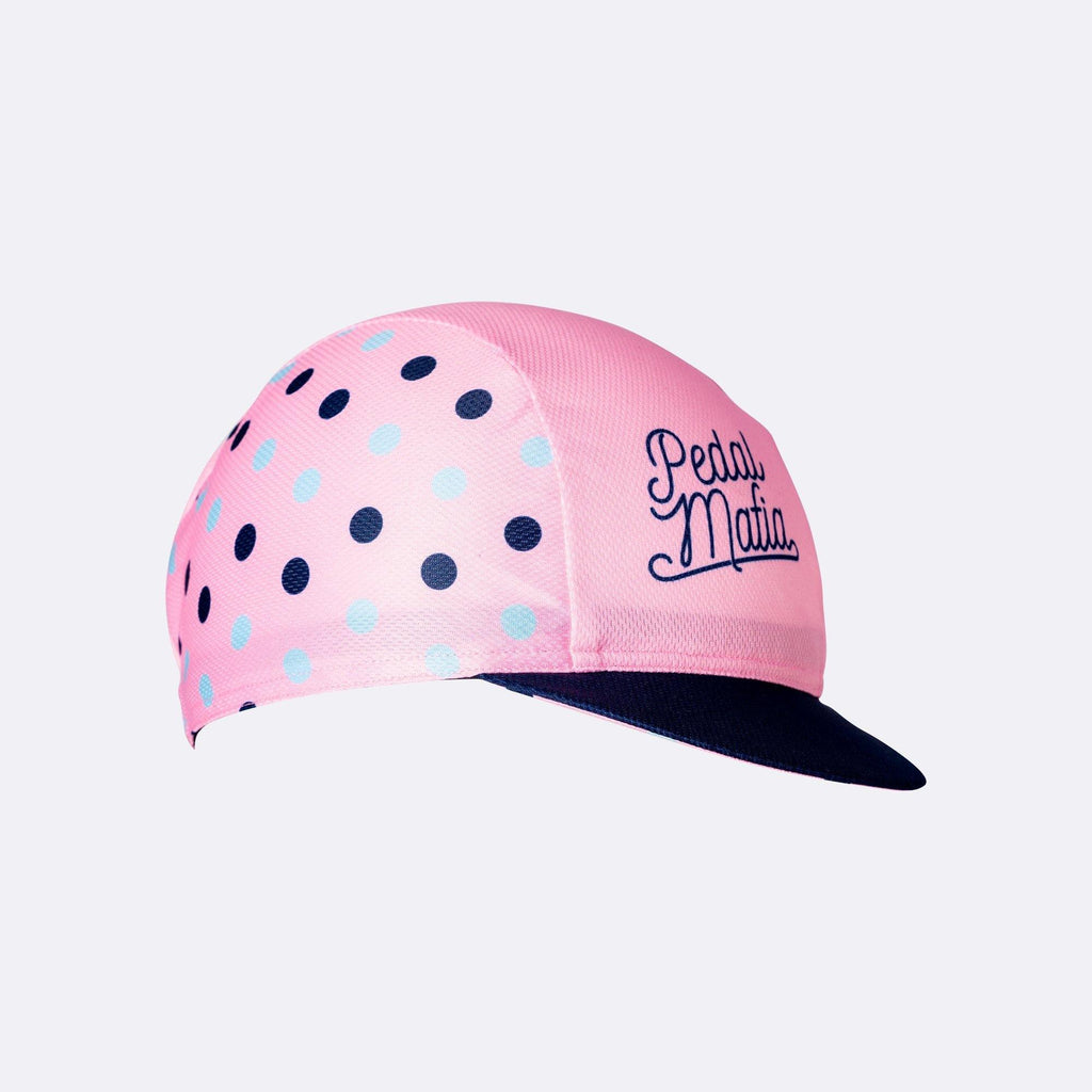 pink cycling cap