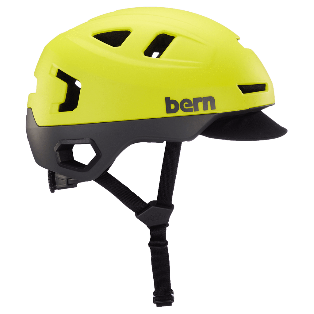 Bern Hudson Mips Helmet Matte Hyper Green Spinwarriors 