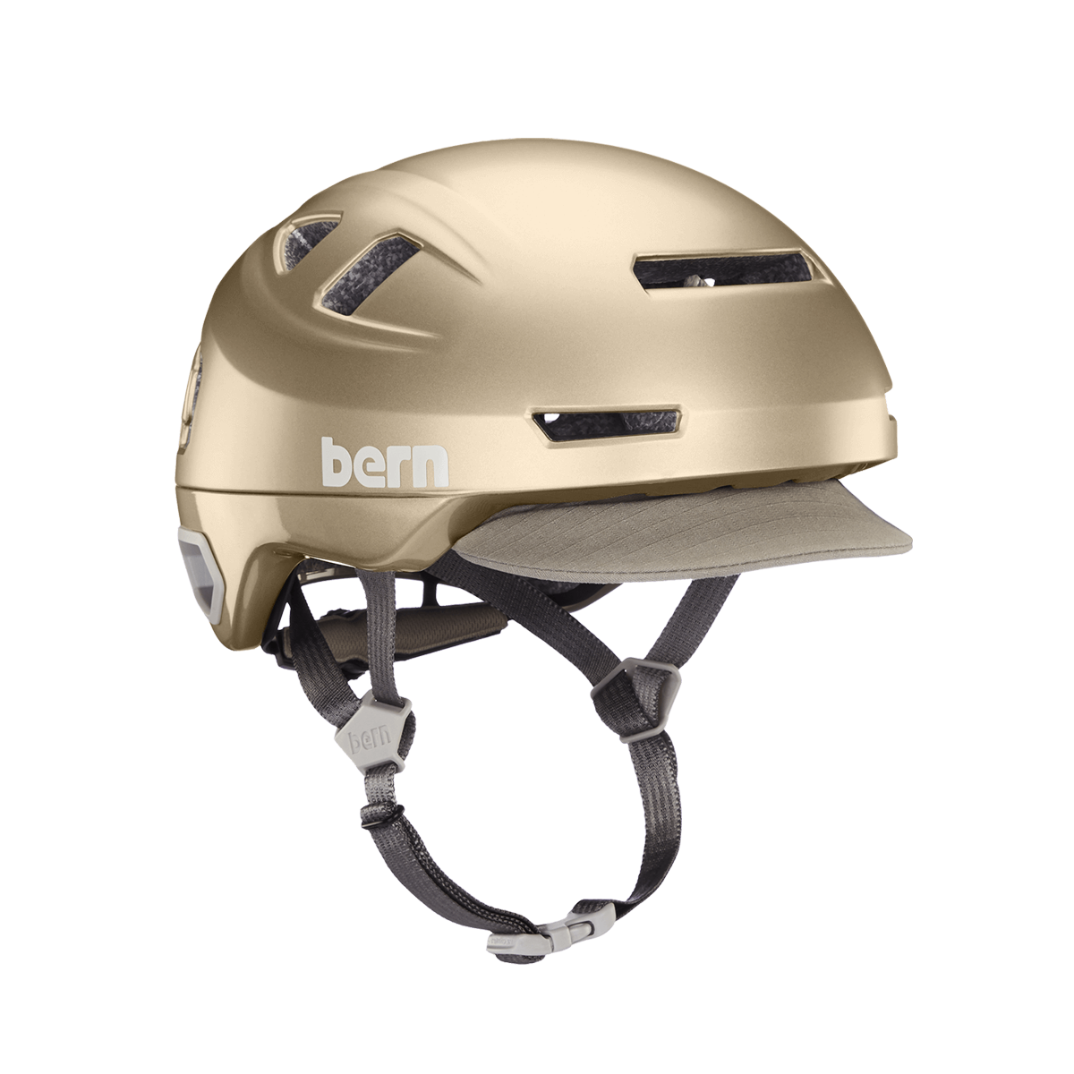  Bern  Hudson MIPS Helmet  Satin Champagne SpinWarriors