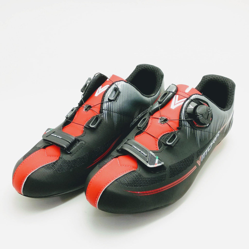 Vittoria Fusion Road Shoes - Black/Red 