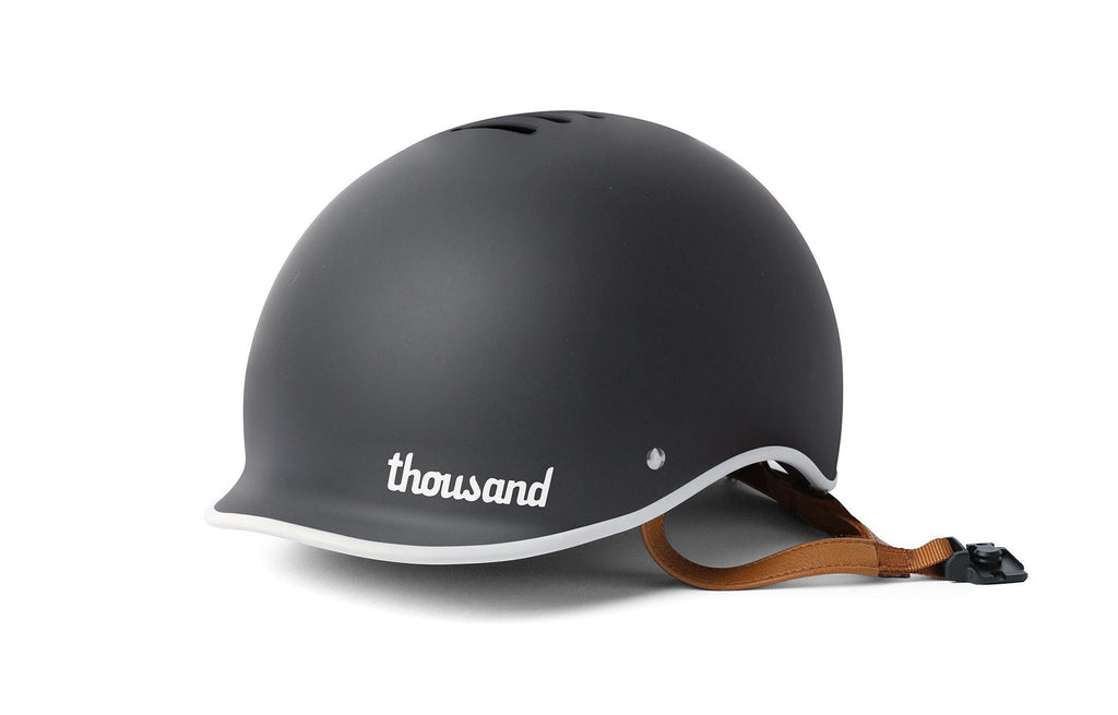 thousand heritage bike helmet carbon black lg