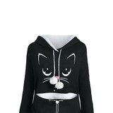New Cat Hoodie With Pocket