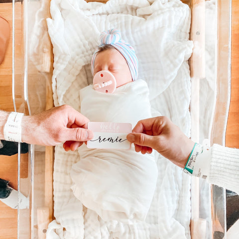 Hospital Stripe Baby Headwrap