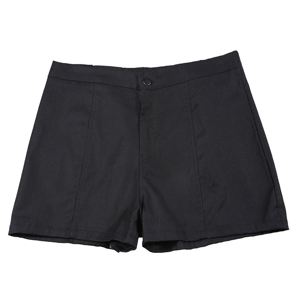 Sexy Black Shorts Cross Bandage High Waist Casual Short – Sheinchic.com