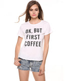 New Lady Women Fashion Short Sleeve O-Neck Letter Print Casual Slim T ...