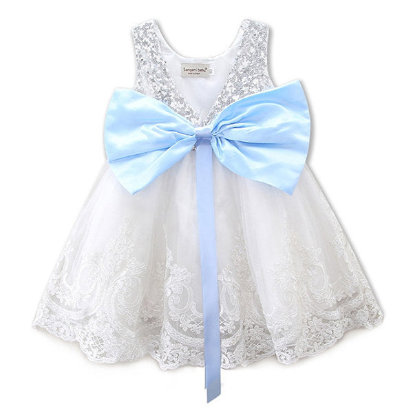 Cheap Princess Baby Girl Bowknot Lace Floral Christmas Party Dress ...