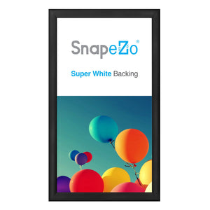 17x30 Black SnapeZo® Snap Frame - 1.2" Profile