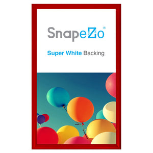 12x20 Red SnapeZo® Snap Frame - 1.2" Profile
