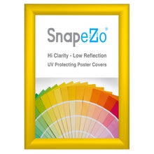 Load image into Gallery viewer, 8.5x11 Yellow SnapeZo® Snap Frame - 1.2&quot; Profile