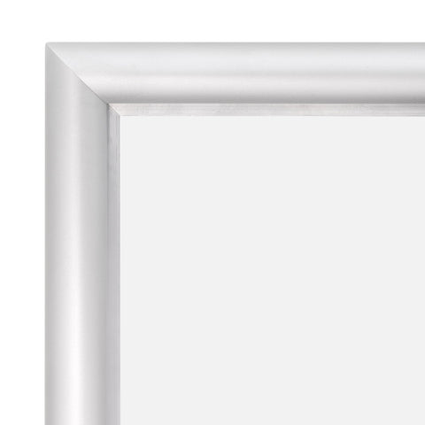 18x24 Snap Poster Frame - 0.59 inch Silver Mitered Profile