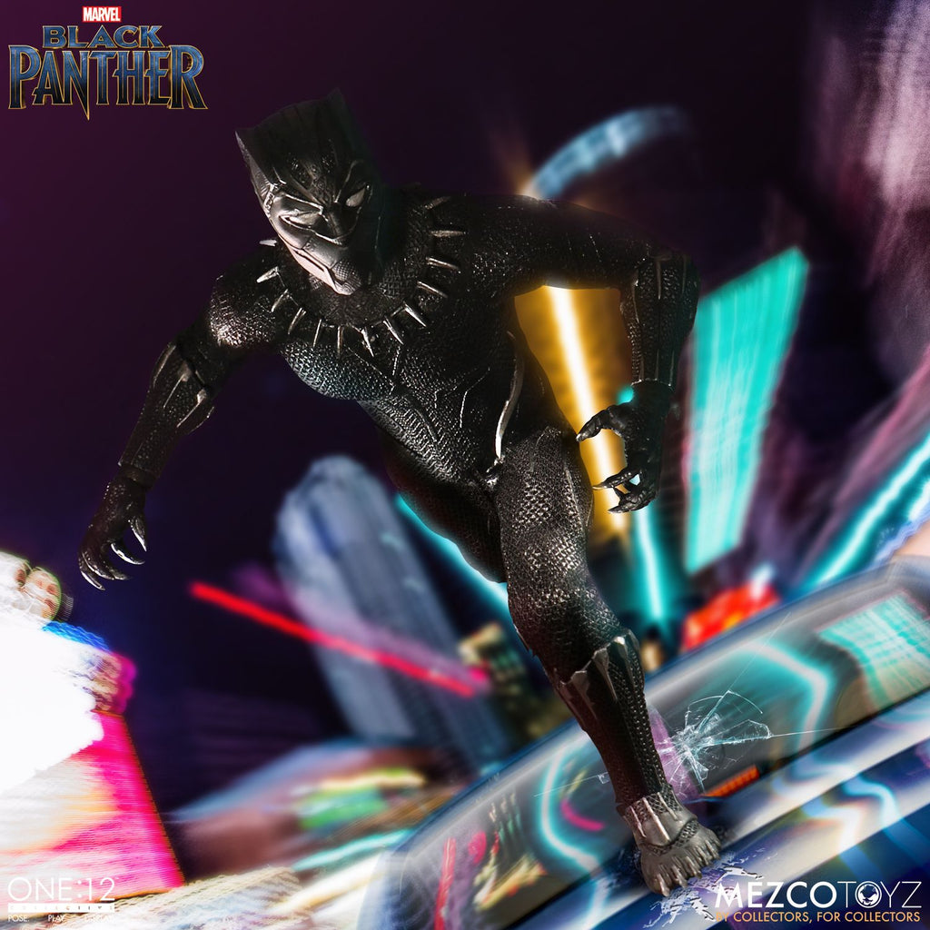 mezco one 12 black panther