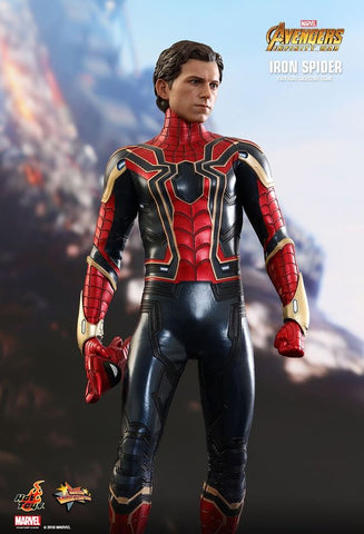 hot toys iron spider avengers infinity war