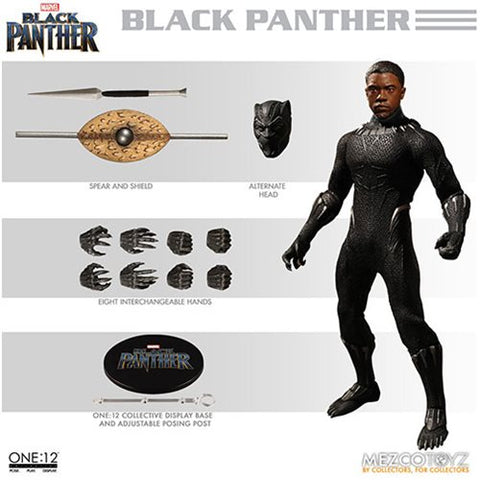 mezco one 12 black panther