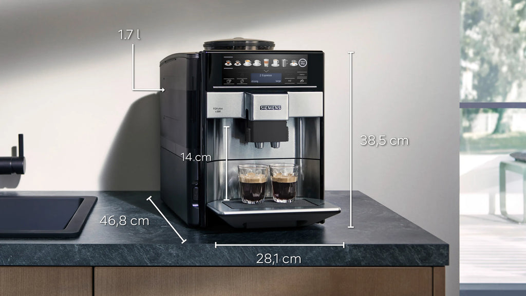 SIEMENS ESPRESSO COFFEE MACHINE EQ.6 PLUS FULLY AUTOMATIC 1500W - – Direct Deals