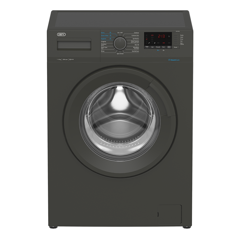 DEFY 8KG FRONT LOADER WASHING MACHINE STEAMCURE DAW386 Direct Deals