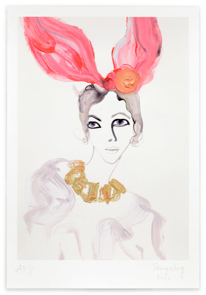 Tanya Ling - Louis Vuitton Bunny Ears - Fashion Illustration Gallery