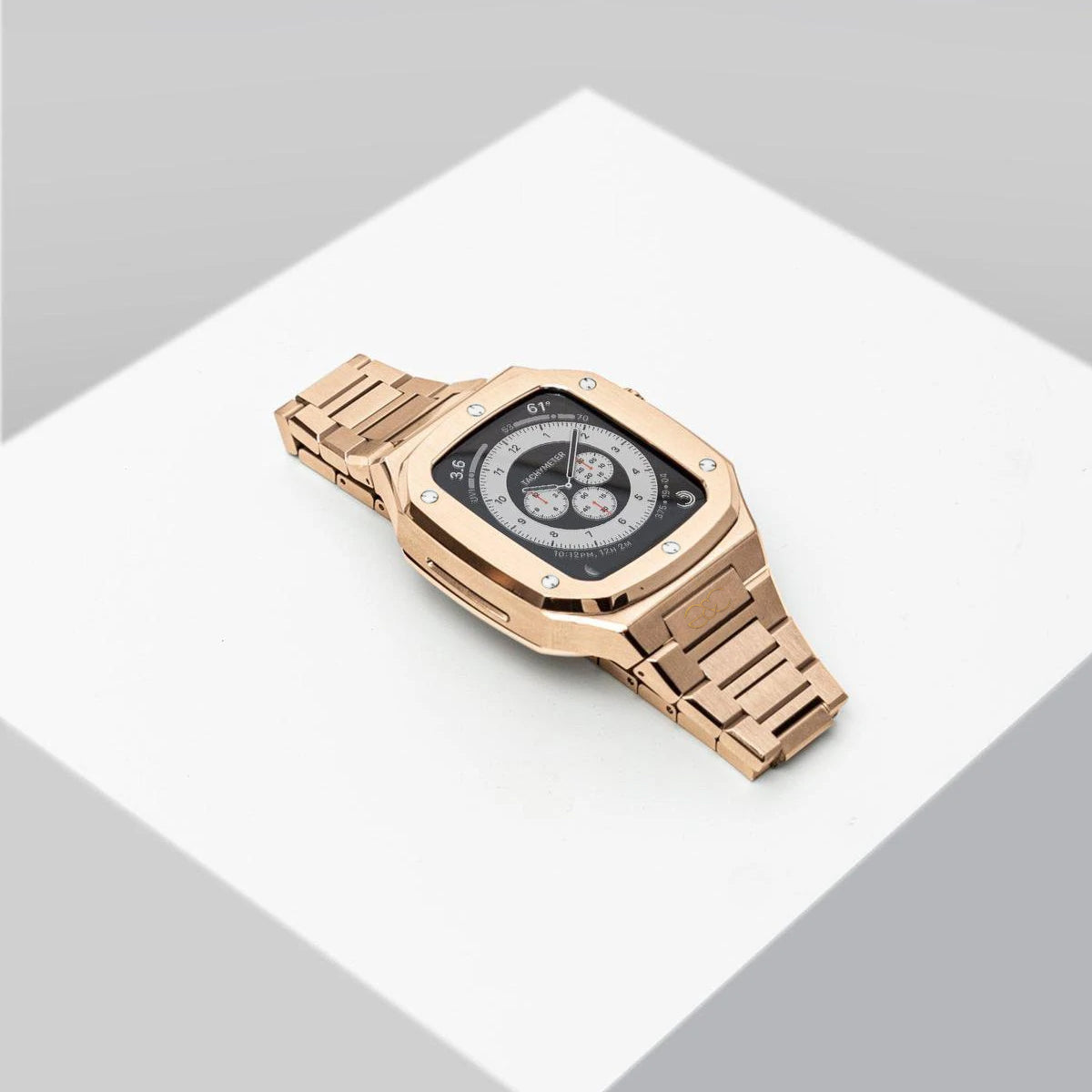 40mm Apple Watch Rose Gold Steel case & band - Gold & Cherry