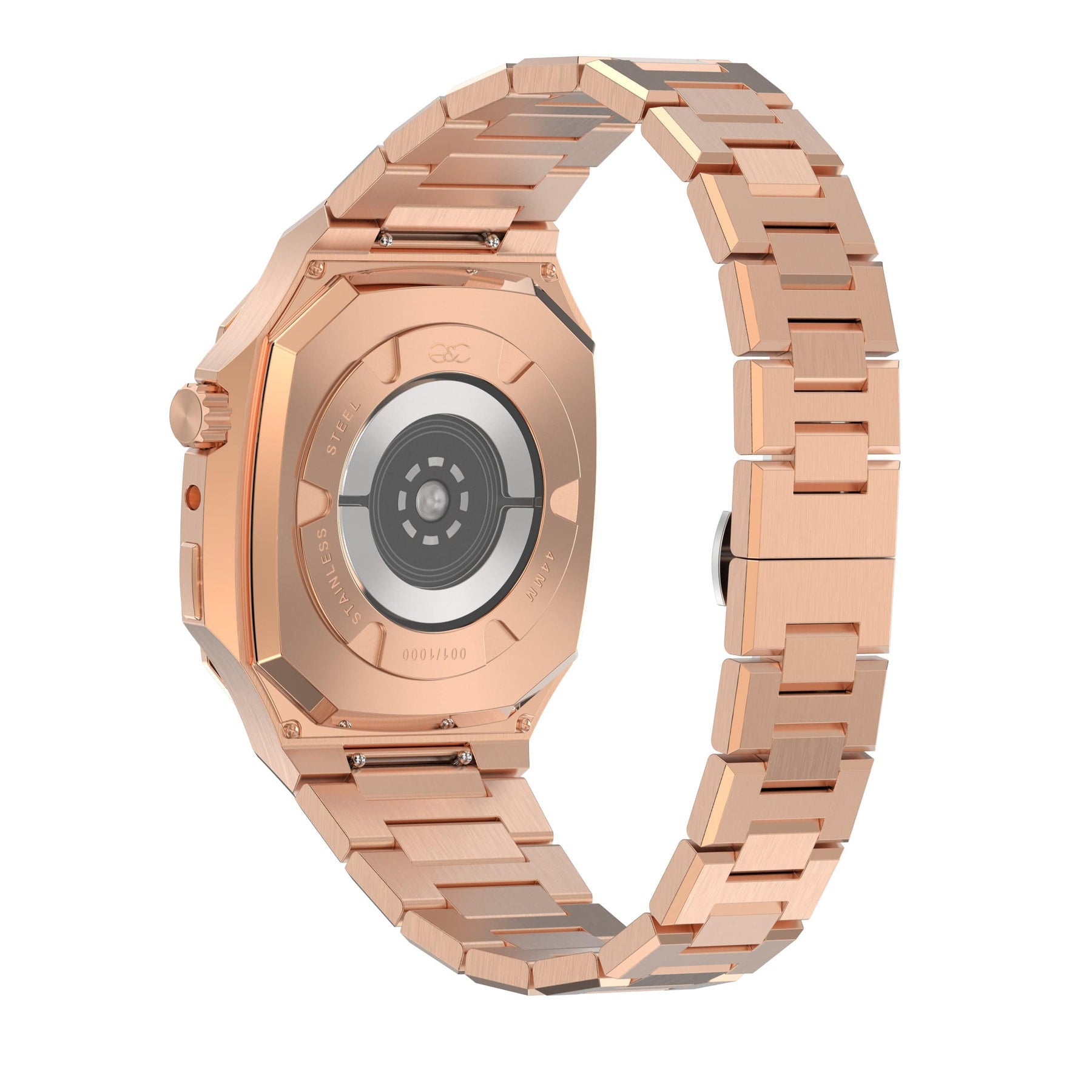 40mm Apple Watch Rose Gold Steel case & band - Gold & Cherry