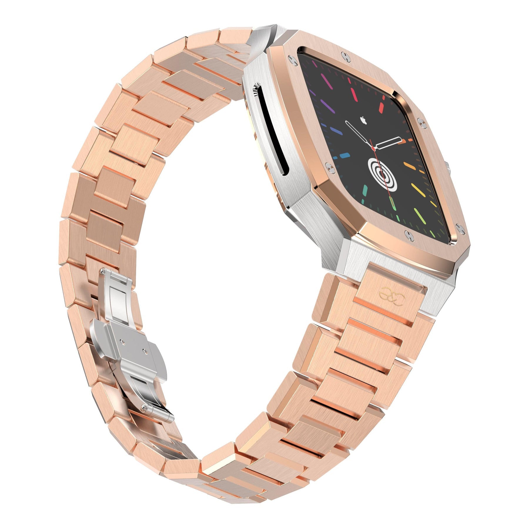 40mm Apple Watch Rose Gold Steel case & band