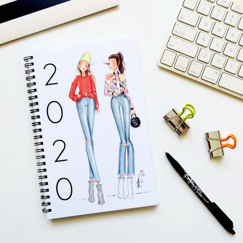 Brittany Fuson, fashion illustration, 2020 planner, new arrivals 