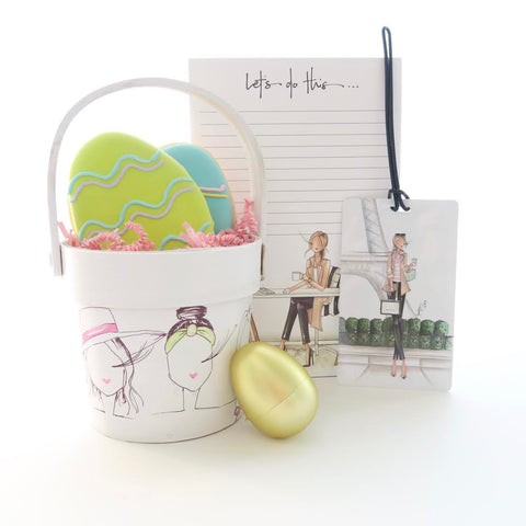 Brittany Fuson, fashion illustration, ellenJay cookies, Easter baskets