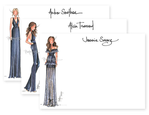 custom illustration, custom notecards, weddings, wedding planning, Brittany Fuson