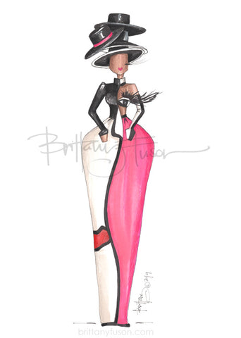 Brittany Fuson, Met Gala, fashion illustration