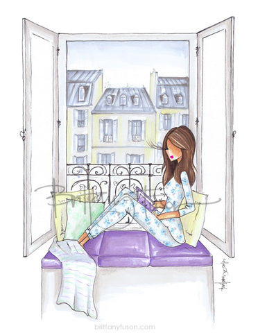 Brittany Fuson, fashion illustration, Paris, reading list