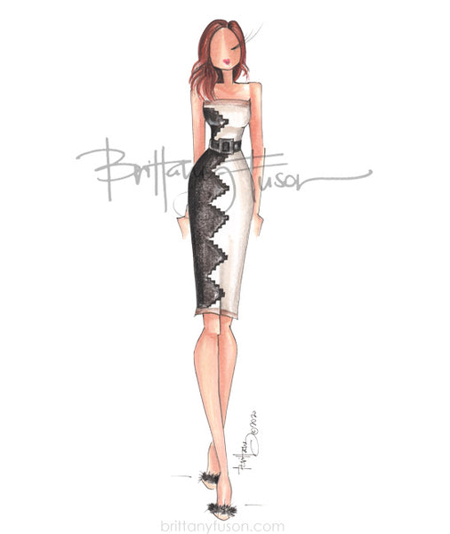 Brittany Fuson, fashion illustration