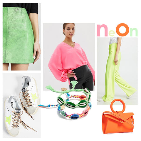 Brittany Fuson, fashion illustration, spring trends neon