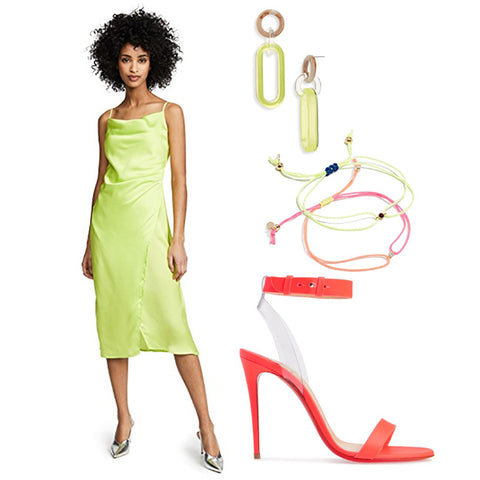 Brittany Fuson, fashion illustration, spring trends, neon