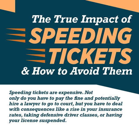 The true impact of speeding tickets and how to avoid them