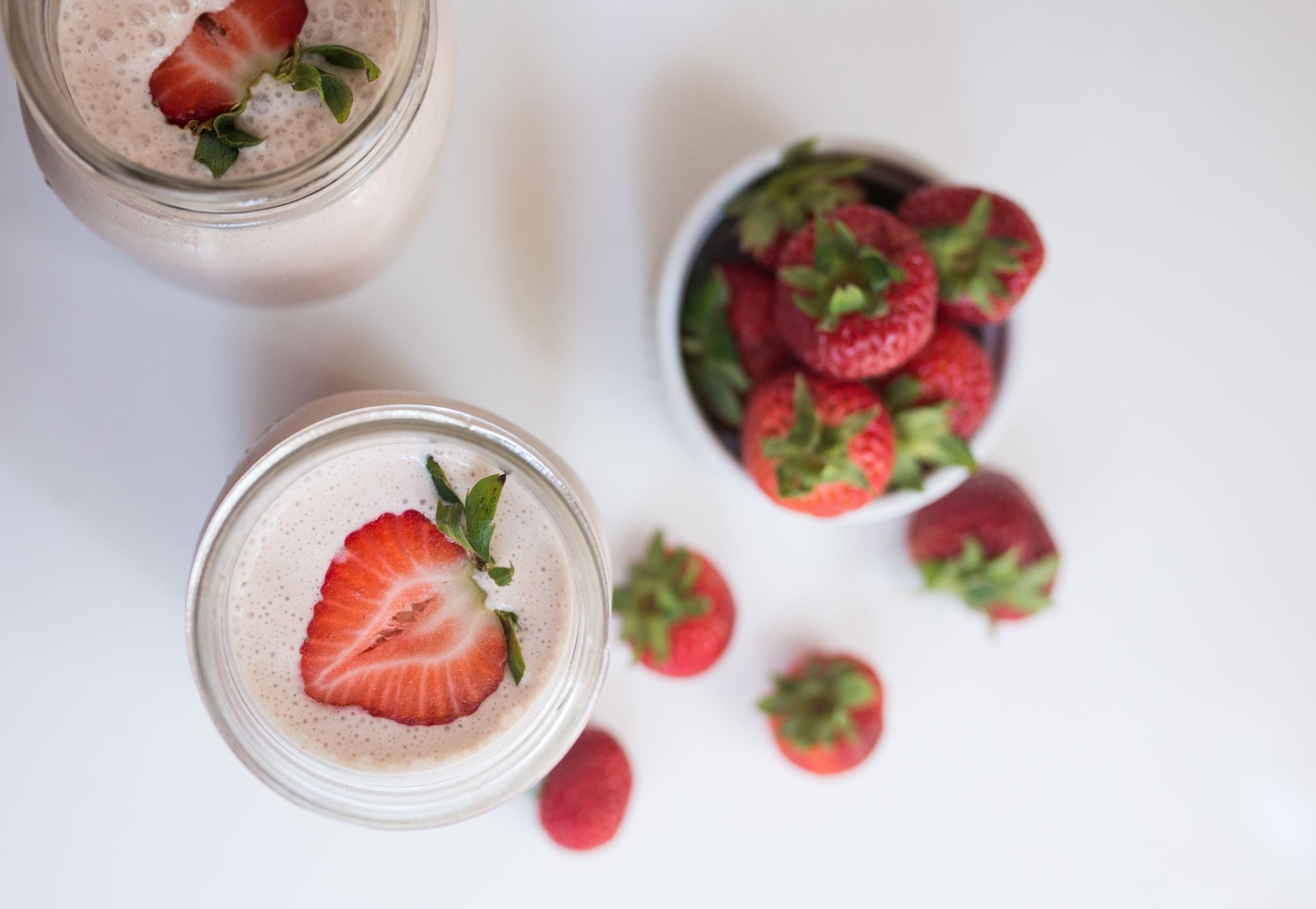 strawberry banana smoothie