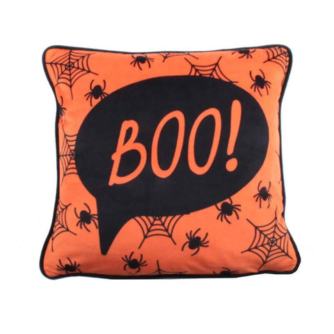 Boo! Velvet Halloween Cushion Cover
