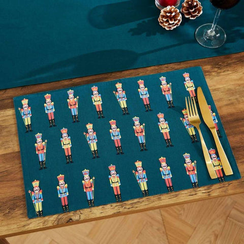 Christmas Nutcracker Placemat Pair