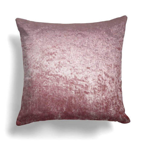 Crushed Velvet Blush Cushion Covers 18'' x 18''